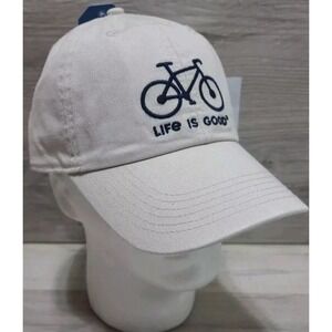 Life Is Good Bike Bicycle Cap Brand New Hat Happy